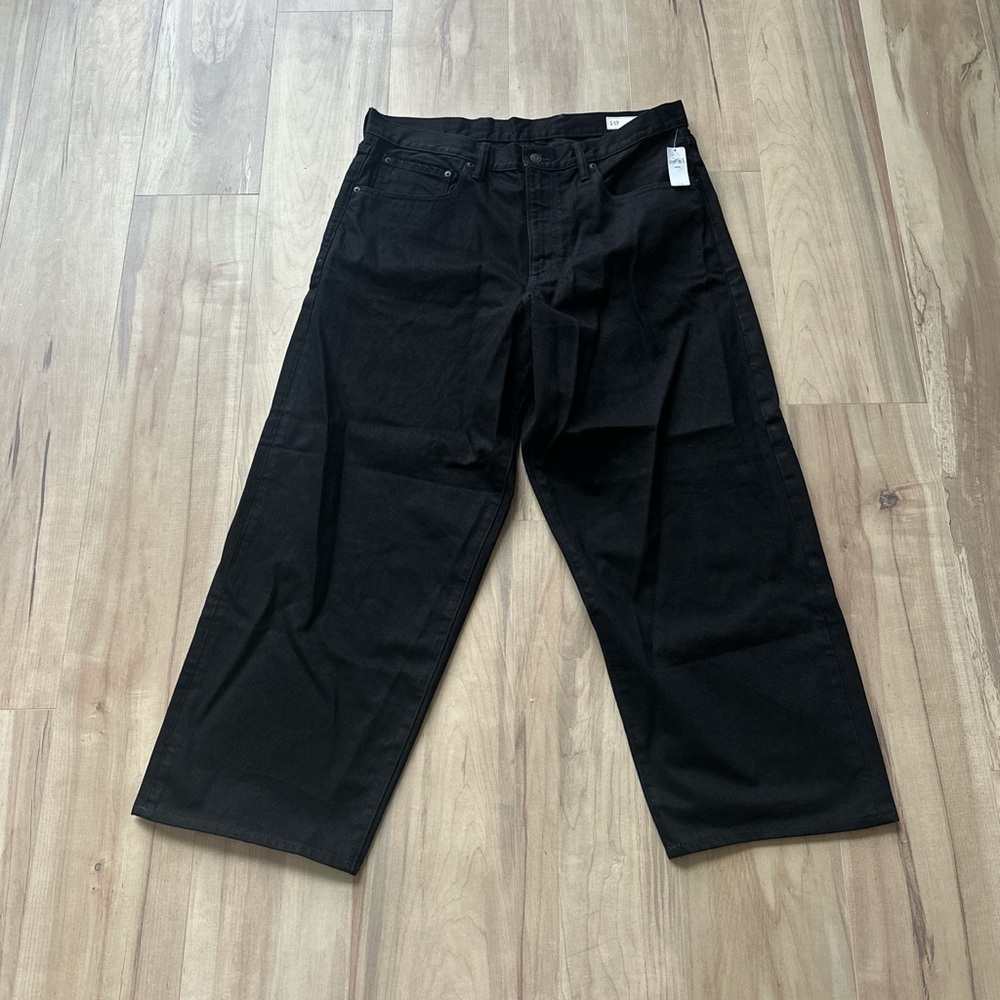 GAP Men's Super Baggy Black Jeans